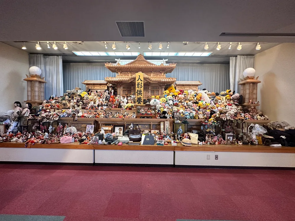 提携寺院での人形供養祭の様子