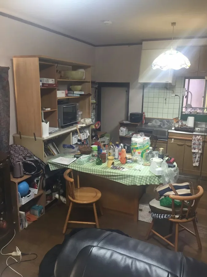 遺品整理の様子