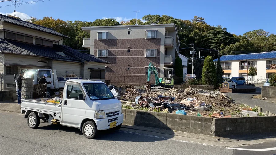 空き家解体 解体後 更地 唐原