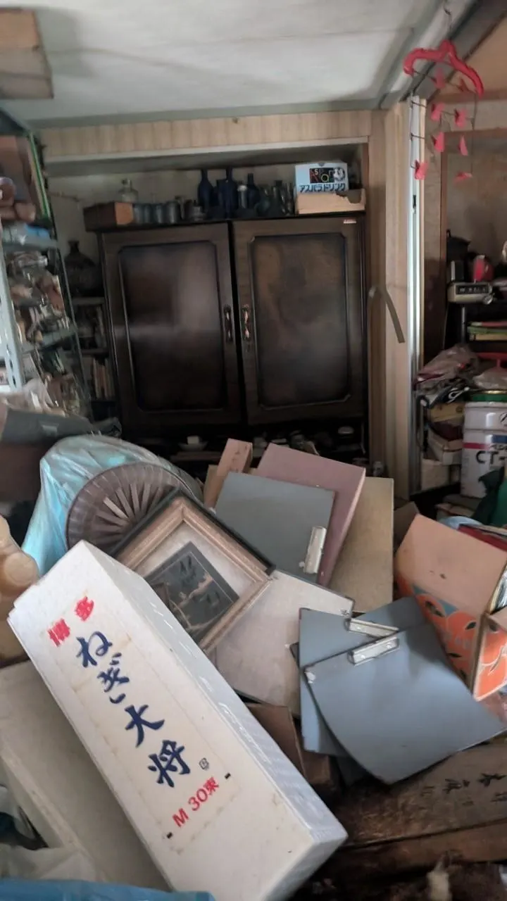 遺品整理 作業前 一戸建て
