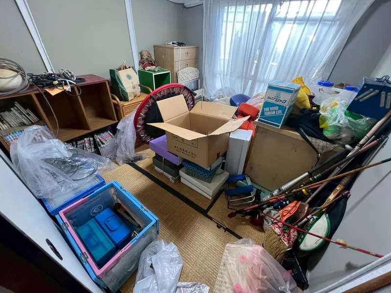 遺品整理 作業前 マンション和室